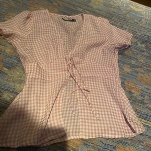 Fashion Union Gingham Top
